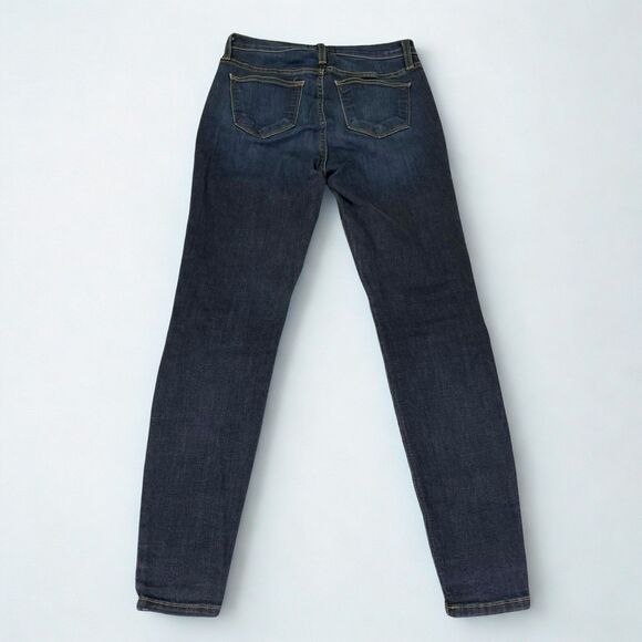 Judy Blue Jeans Women 7/28 Dark Wash Stretch Skinny Mid Rise Denim Soft Comfort - Picture 2 of 8